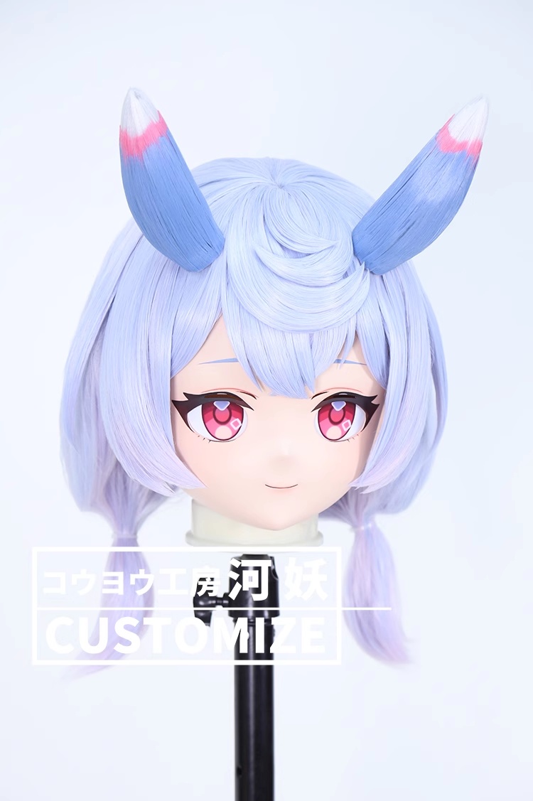 二次元美少女　鍵つき全頭面　KIGURUMIマスク(C-311~C-320)　通気孔付　高品質樹脂製　サイズオーダーメイド　フルヘッド　アニメマスク　河妖工房製品　正規品保証　全国送料無料-16