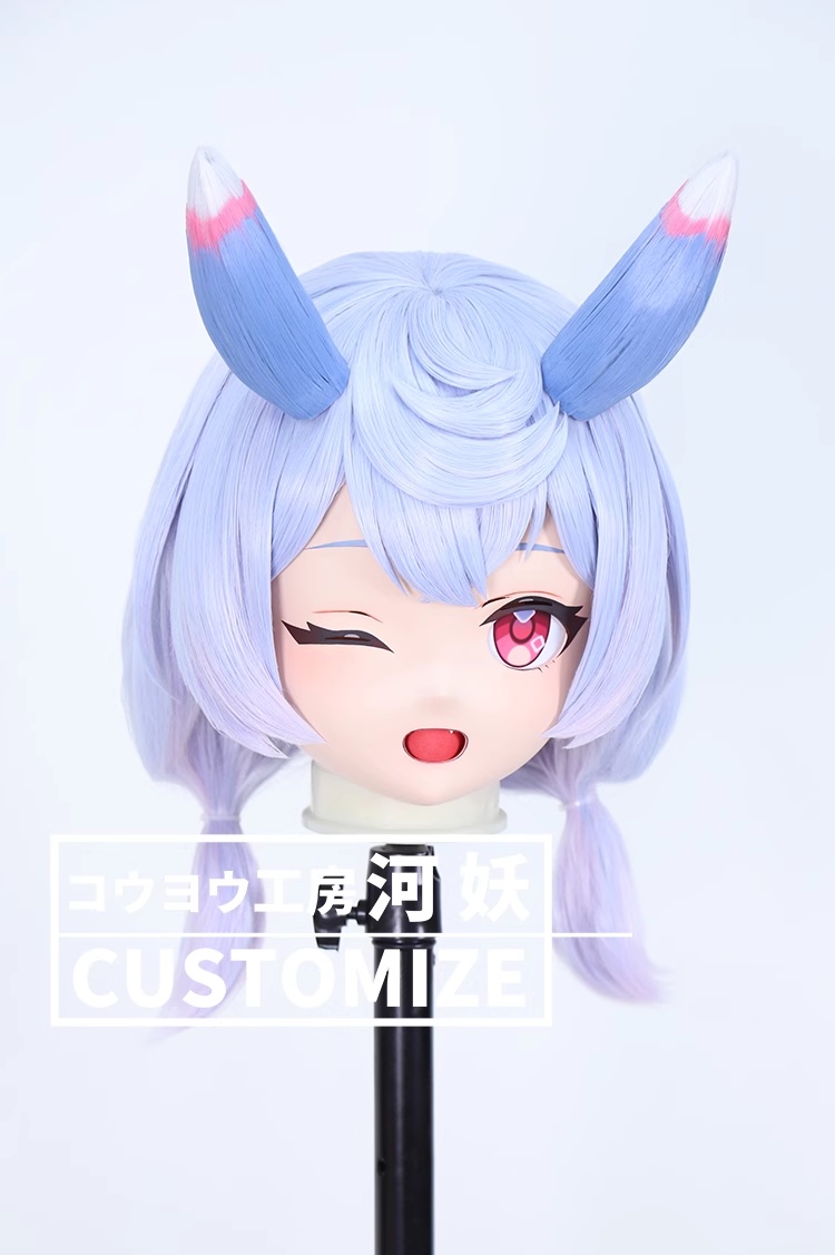 二次元美少女　鍵つき全頭面　KIGURUMIマスク(C-311~C-320)　通気孔付　高品質樹脂製　サイズオーダーメイド　フルヘッド　アニメマスク　河妖工房製品　正規品保証　全国送料無料-19