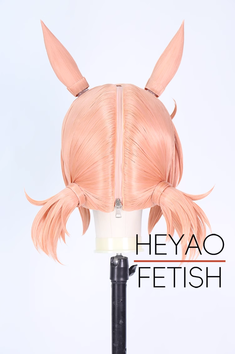 二次元美少女　フルヘッド着ぐるみマスク(L-31~L-40)　ウィッグときぐるみの一体型・後ろファスナーで着脱　高品質樹脂製　サイズオーダーメイド　ウィッグ付き全頭面　KIGURUMI変身　他のキャラクターもオーダーメイド可能　河妖工房製品　正規品保証　全国送料無料-12