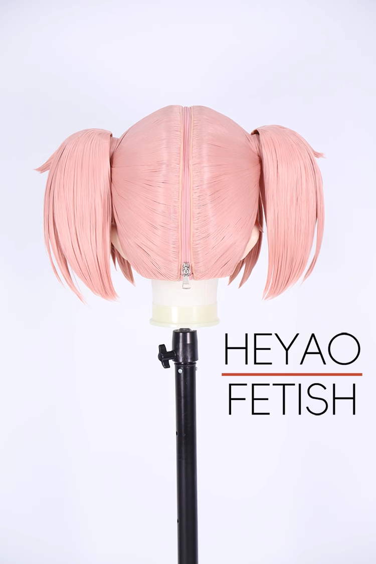二次元美少女　フルヘッド着ぐるみマスク(L-41~L-50)　ウィッグときぐるみの一体型・後ろファスナーで着脱　高品質樹脂製　サイズオーダーメイド　ウィッグ付き全頭面　KIGURUMI変身　他のキャラクターもオーダーメイド可能　河妖工房製品　正規品保証　全国送料無料-18