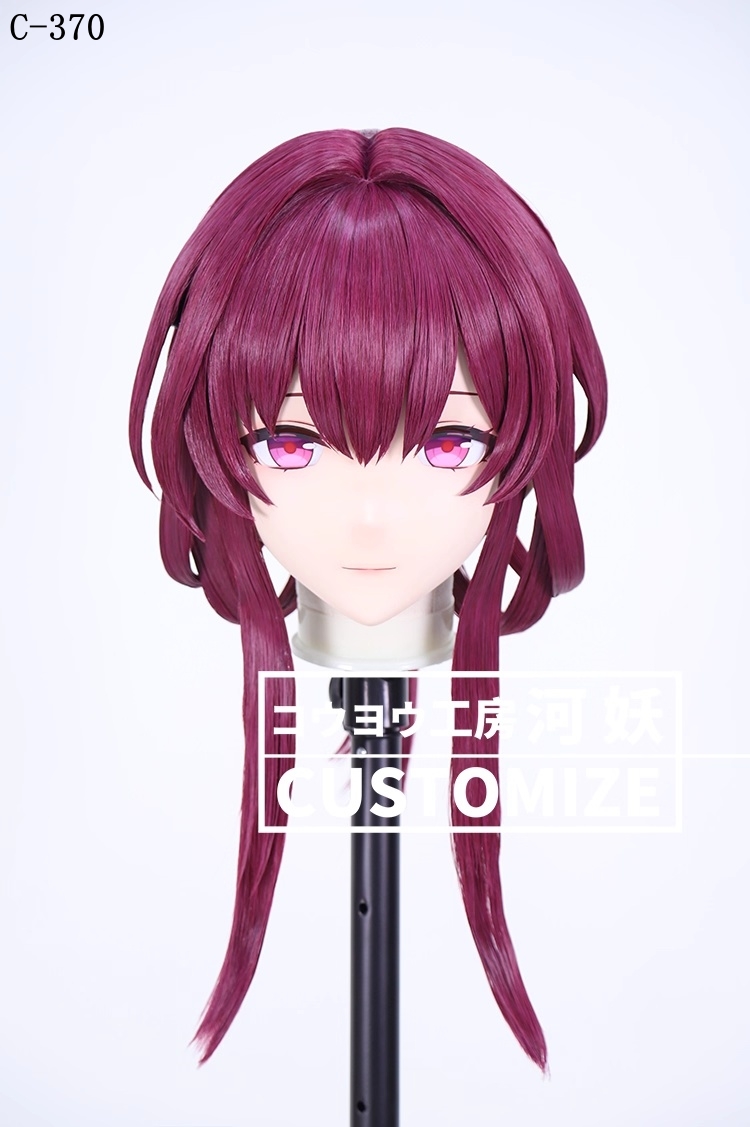 二次元美少女　鍵つき全頭面　KIGURUMIマスク(C-361~C-370)　通気孔付　高品質樹脂製　サイズオーダーメイド　フルヘッド　アニメマスク　河妖工房製品　正規品保証　全国送料無料-19