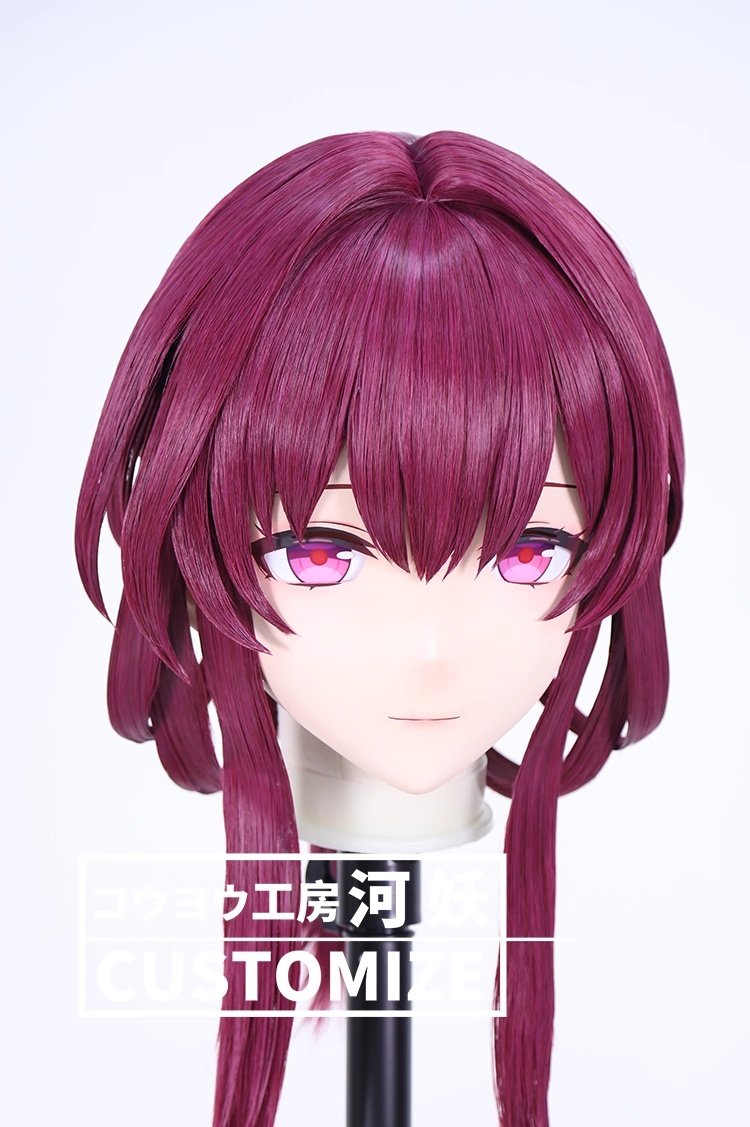 二次元美少女　鍵つき全頭面　KIGURUMIマスク(C-361~C-370)　通気孔付　高品質樹脂製　サイズオーダーメイド　フルヘッド　アニメマスク　河妖工房製品　正規品保証　全国送料無料-20