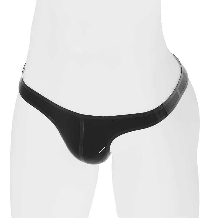 セクシー　男性用　Tバッグ下着　ラテックス素材　厚さ0.4mm　カラー変更可能-2