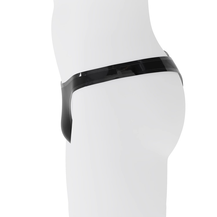 セクシー　男性用　Tバッグ下着　ラテックス素材　厚さ0.4mm　カラー変更可能-4