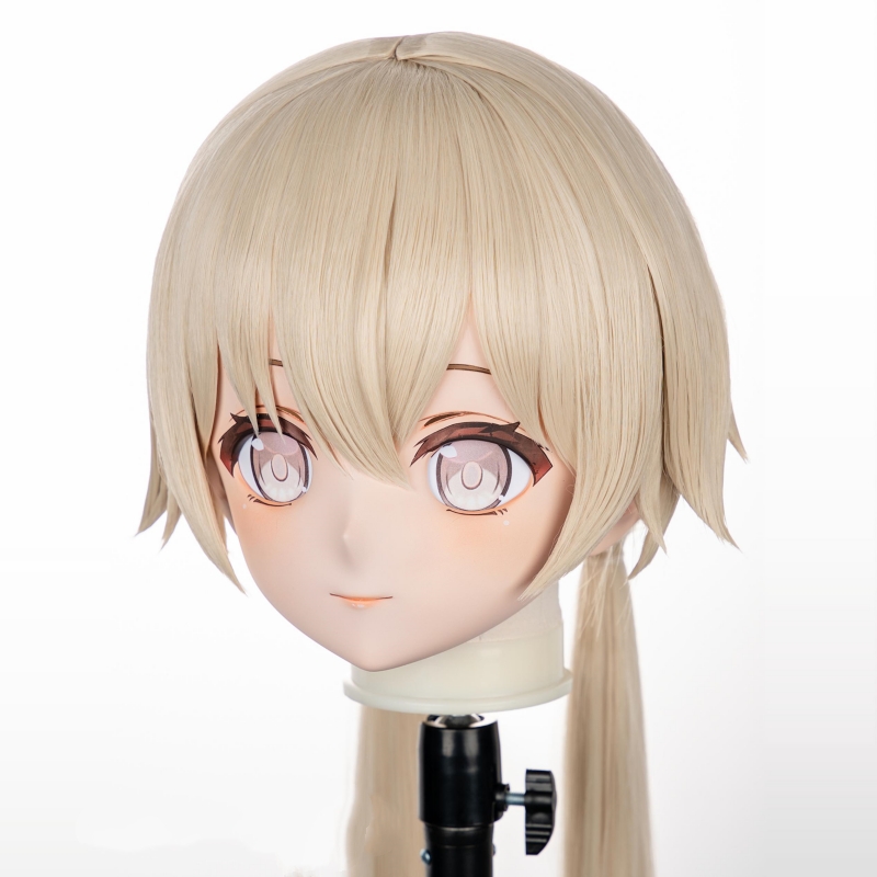 高品質樹脂製　標準3/4／フルヘッド（ロックつき）着ぐるみマスク＆ウィッグ　(MY-01~MY-10)　フルヘッドの後頭部ファスナー無し／ファスナー付きが選択可能　サイズオーダーメイド　キャラクターオーダーメイド受付中　全国送料無料-6