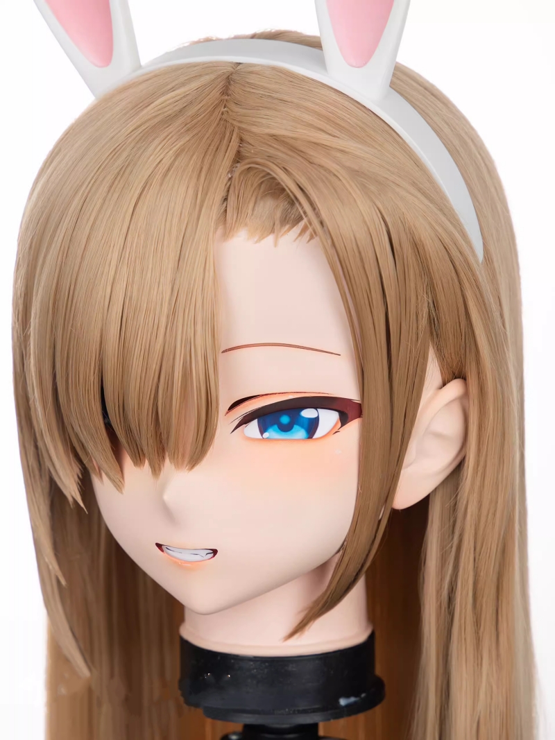 高品質樹脂製　標準3/4／フルヘッド（ロックつき）着ぐるみマスク＆ウィッグ　(MY-01~MY-10)　フルヘッドの後頭部ファスナー無し／ファスナー付きが選択可能　サイズオーダーメイド　キャラクターオーダーメイド受付中　全国送料無料-2