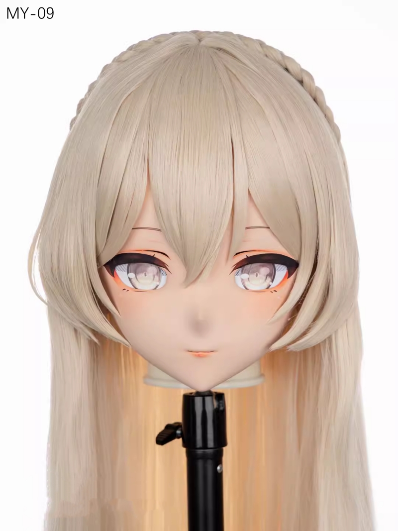 高品質樹脂製　標準3/4／フルヘッド（ロックつき）着ぐるみマスク＆ウィッグ　(MY-01~MY-10)　フルヘッドの後頭部ファスナー無し／ファスナー付きが選択可能　サイズオーダーメイド　キャラクターオーダーメイド受付中　全国送料無料-13