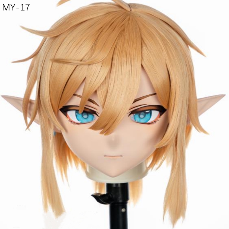 高品質樹脂製　標準3/4／フルヘッド（ロックつき）着ぐるみマスク＆ウィッグ　(MY-11~MY-20)　フルヘッドの後頭部ファスナー無し／ファスナー付きが選択可能　サイズオーダーメイド　キャラクターオーダーメイド受付中　全国送料無料-7