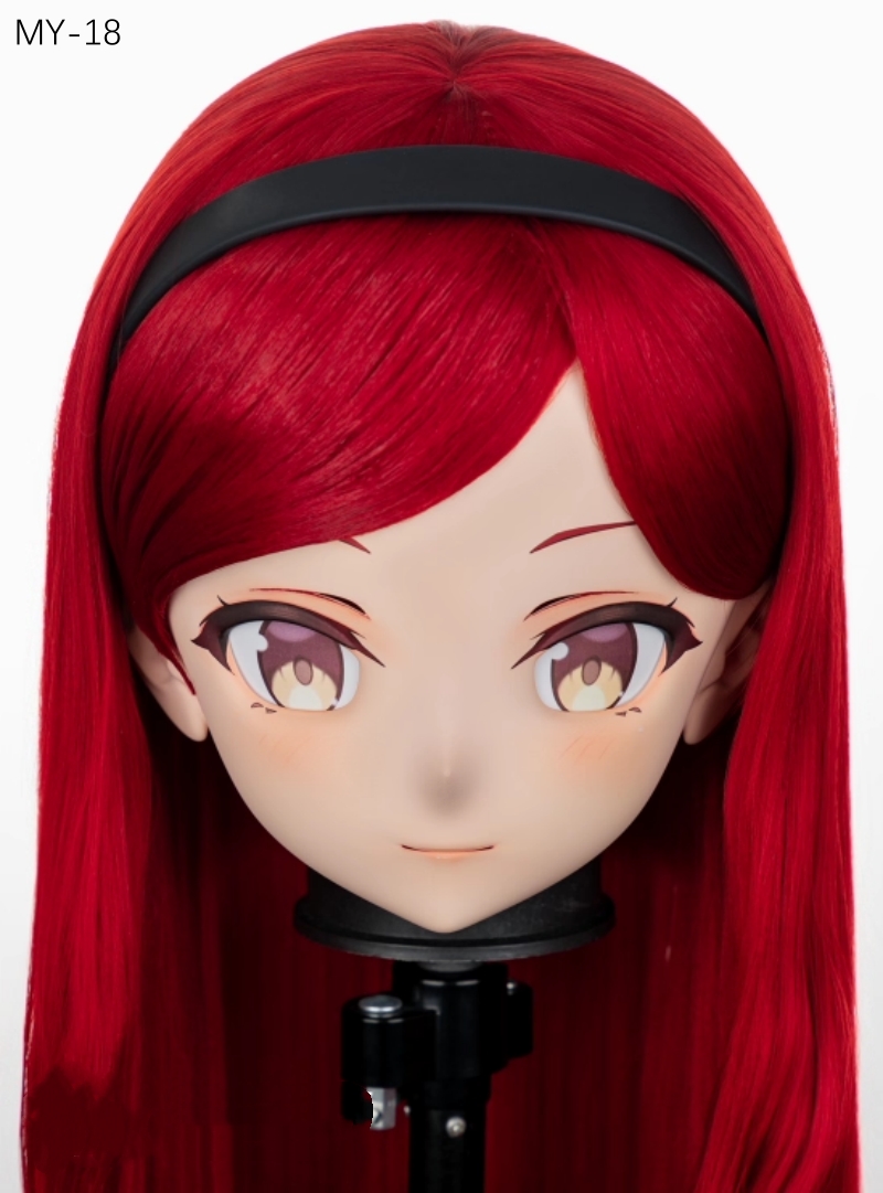 高品質樹脂製　標準3/4／フルヘッド（ロックつき）着ぐるみマスク＆ウィッグ　(MY-11~MY-20)　フルヘッドの後頭部ファスナー無し／ファスナー付きが選択可能　サイズオーダーメイド　キャラクターオーダーメイド受付中　全国送料無料-8