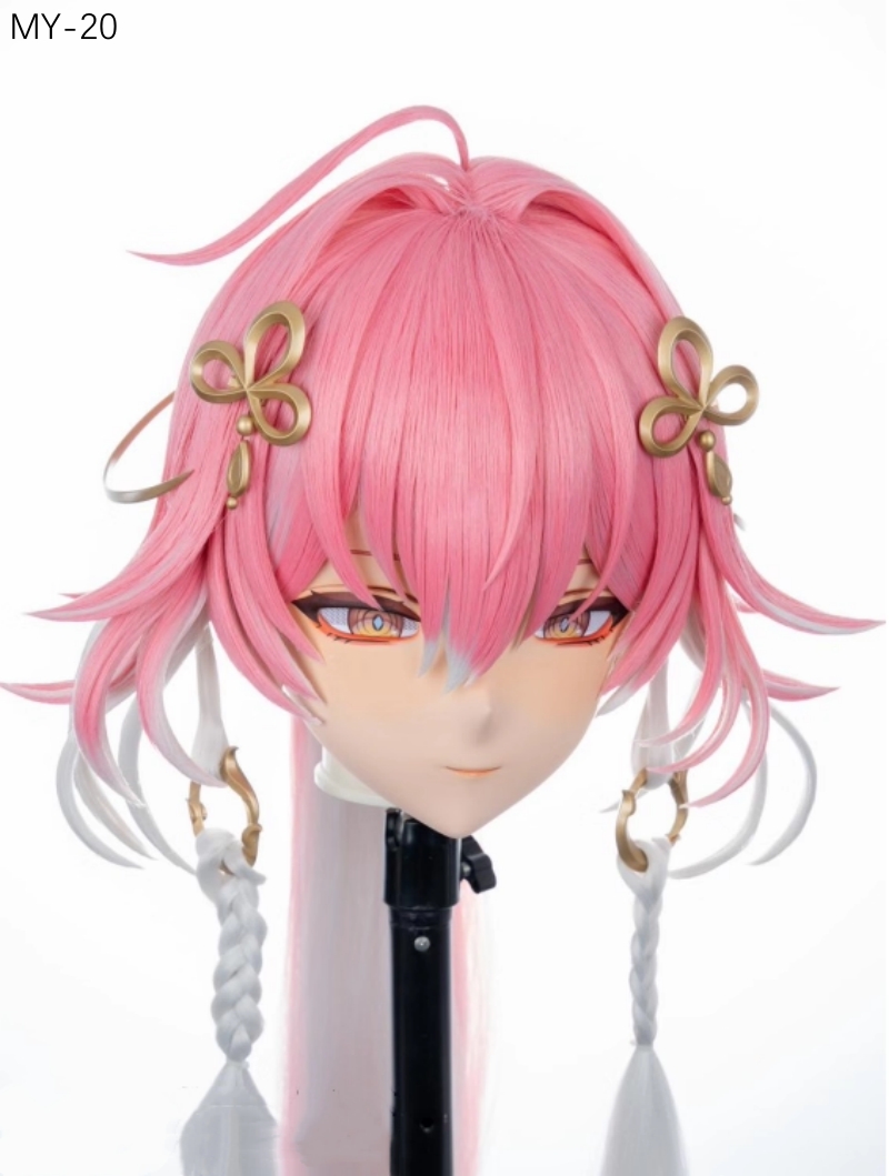高品質樹脂製　標準3/4／フルヘッド（ロックつき）着ぐるみマスク＆ウィッグ　(MY-11~MY-20)　フルヘッドの後頭部ファスナー無し／ファスナー付きが選択可能　サイズオーダーメイド　キャラクターオーダーメイド受付中　全国送料無料-10