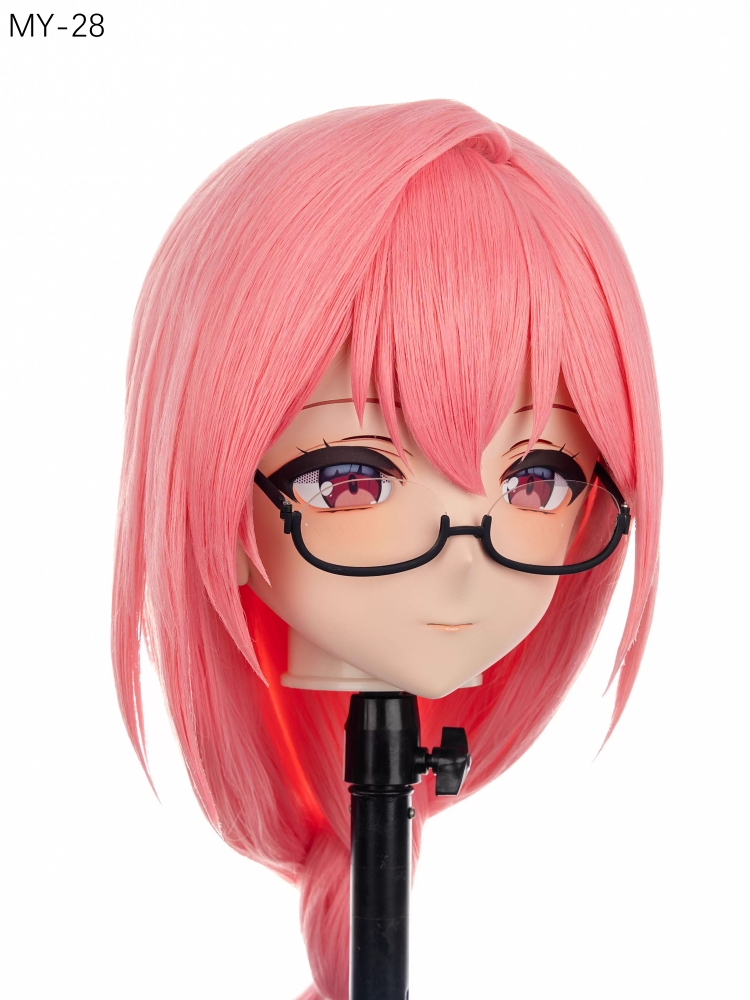 高品質樹脂製　標準3/4／フルヘッド（ロックつき）着ぐるみマスク＆ウィッグ　(MY-21~MY-30)　フルヘッドの後頭部ファスナー無し／ファスナー付きが選択可能　サイズオーダーメイド　キャラクターオーダーメイド受付中　全国送料無料-8