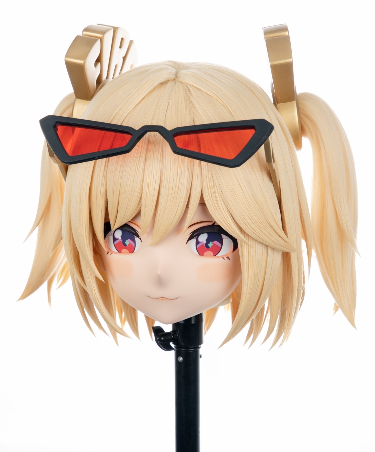 高品質樹脂製　標準3/4／フルヘッド（ロックつき）着ぐるみマスク＆ウィッグ　(MY-31~MY-40)　フルヘッドの後頭部ファスナー無し／ファスナー付きが選択可能　サイズオーダーメイド　キャラクターオーダーメイド受付中　全国送料無料-6