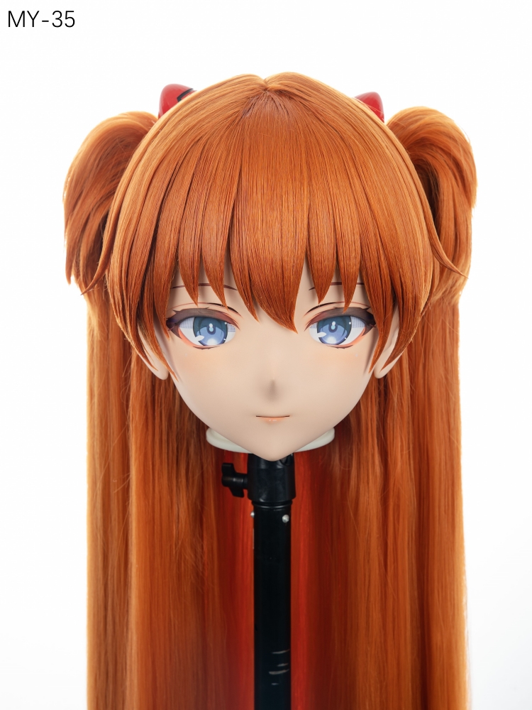 高品質樹脂製　標準3/4／フルヘッド（ロックつき）着ぐるみマスク＆ウィッグ　(MY-31~MY-40)　フルヘッドの後頭部ファスナー無し／ファスナー付きが選択可能　サイズオーダーメイド　キャラクターオーダーメイド受付中　全国送料無料-7