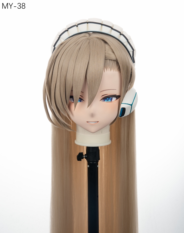 高品質樹脂製　標準3/4／フルヘッド（ロックつき）着ぐるみマスク＆ウィッグ　(MY-31~MY-40)　フルヘッドの後頭部ファスナー無し／ファスナー付きが選択可能　サイズオーダーメイド　キャラクターオーダーメイド受付中　全国送料無料-10