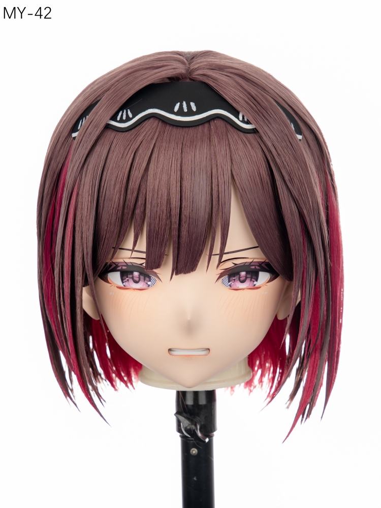 高品質樹脂製　標準3/4／フルヘッド（ロックつき）着ぐるみマスク＆ウィッグ　(MY-41~MY-50)　フルヘッドの後頭部ファスナー無し／ファスナー付きが選択可能　サイズオーダーメイド　キャラクターオーダーメイド受付中　全国送料無料-2