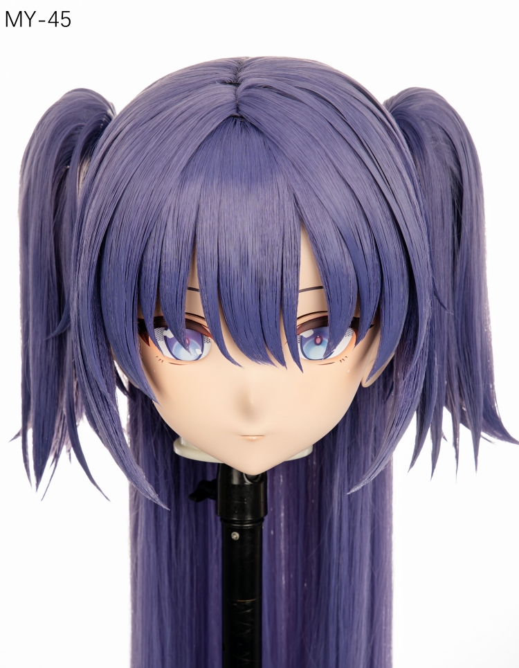 高品質樹脂製　標準3/4／フルヘッド（ロックつき）着ぐるみマスク＆ウィッグ　(MY-41~MY-50)　フルヘッドの後頭部ファスナー無し／ファスナー付きが選択可能　サイズオーダーメイド　キャラクターオーダーメイド受付中　全国送料無料-7