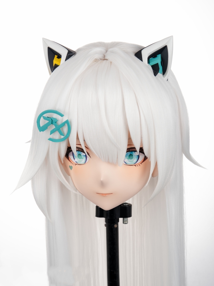 高品質樹脂製　標準3/4／フルヘッド（ロックつき）着ぐるみマスク＆ウィッグ　(MY-41~MY-50)　フルヘッドの後頭部ファスナー無し／ファスナー付きが選択可能　サイズオーダーメイド　キャラクターオーダーメイド受付中　全国送料無料-14