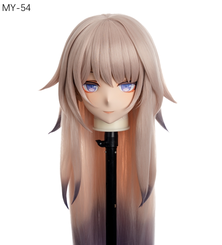 高品質樹脂製　標準3/4／フルヘッド（ロックつき）着ぐるみマスク＆ウィッグ　(MY-51~MY-60)　フルヘッドの後頭部ファスナー無し／ファスナー付きが選択可能　サイズオーダーメイド　キャラクターオーダーメイド受付中　全国送料無料-6