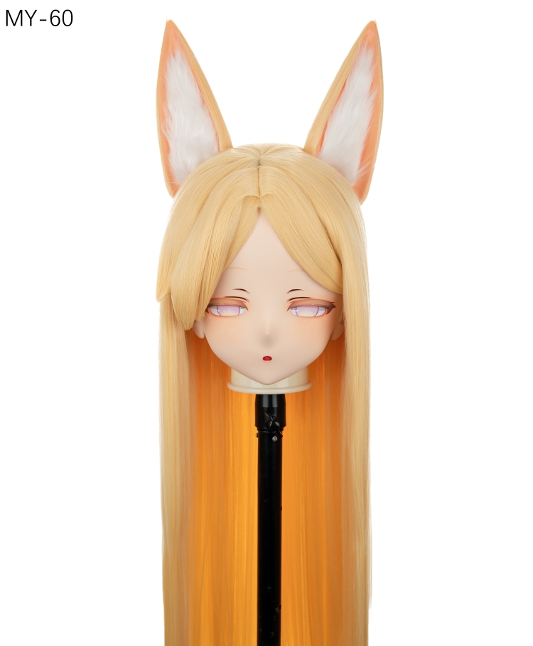 高品質樹脂製　標準3/4／フルヘッド（ロックつき）着ぐるみマスク＆ウィッグ　(MY-51~MY-60)　フルヘッドの後頭部ファスナー無し／ファスナー付きが選択可能　サイズオーダーメイド　キャラクターオーダーメイド受付中　全国送料無料-12