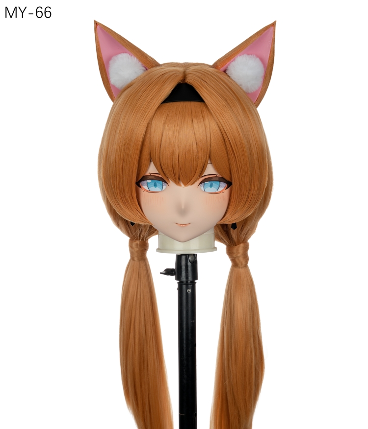 高品質樹脂製　標準3/4／フルヘッド（ロックつき）着ぐるみマスク＆ウィッグ　(MY-61~MY-70)　フルヘッドの後頭部ファスナー無し／ファスナー付きが選択可能　サイズオーダーメイド　キャラクターオーダーメイド受付中　全国送料無料-8