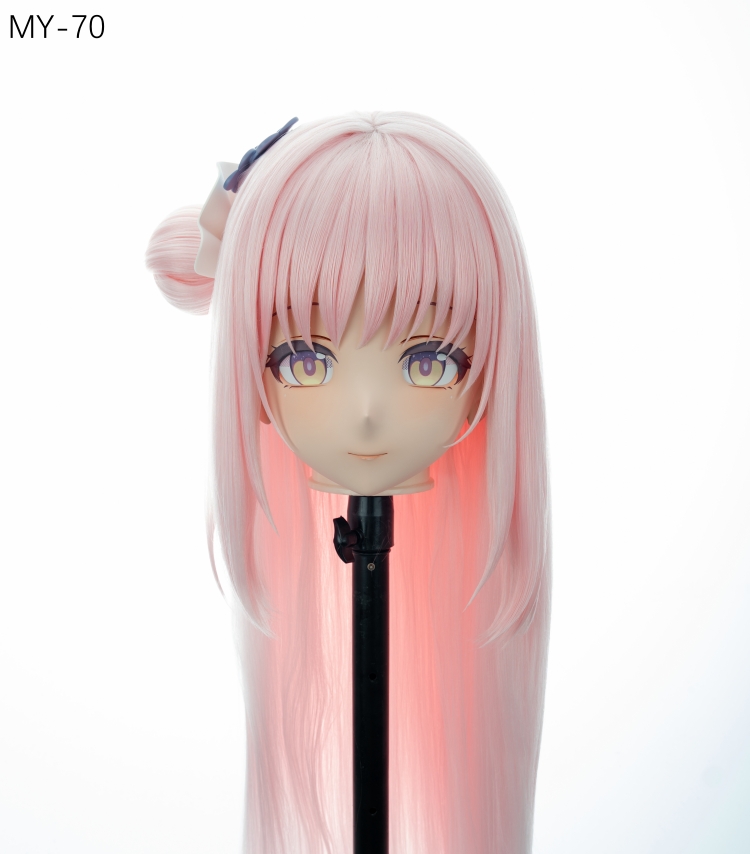 高品質樹脂製　標準3/4／フルヘッド（ロックつき）着ぐるみマスク＆ウィッグ　(MY-61~MY-70)　フルヘッドの後頭部ファスナー無し／ファスナー付きが選択可能　サイズオーダーメイド　キャラクターオーダーメイド受付中　全国送料無料-12