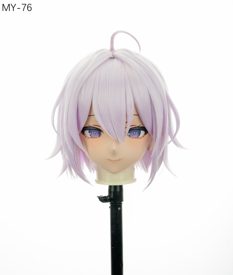 高品質樹脂製　標準3/4／フルヘッド（ロックつき）着ぐるみマスク＆ウィッグ　(MY-71~MY-80)　フルヘッドの後頭部ファスナー無し／ファスナー付きが選択可能　サイズオーダーメイド　キャラクターオーダーメイド受付中　全国送料無料-7