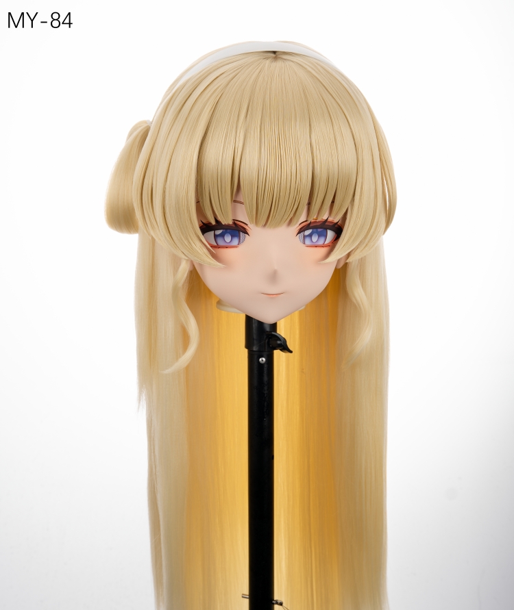 高品質樹脂製　標準3/4／フルヘッド（ロックつき）着ぐるみマスク＆ウィッグ　(MY-81~MY-90)　フルヘッドの後頭部ファスナー無し／ファスナー付きが選択可能　サイズオーダーメイド　キャラクターオーダーメイド受付中　全国送料無料-5