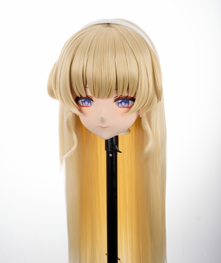 高品質樹脂製　標準3/4／フルヘッド（ロックつき）着ぐるみマスク＆ウィッグ　(MY-81~MY-90)　フルヘッドの後頭部ファスナー無し／ファスナー付きが選択可能　サイズオーダーメイド　キャラクターオーダーメイド受付中　全国送料無料-6