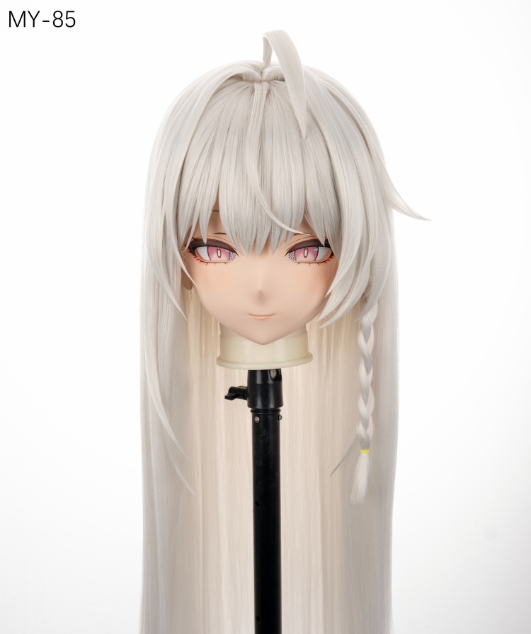 高品質樹脂製　標準3/4／フルヘッド（ロックつき）着ぐるみマスク＆ウィッグ　(MY-81~MY-90)　フルヘッドの後頭部ファスナー無し／ファスナー付きが選択可能　サイズオーダーメイド　キャラクターオーダーメイド受付中　全国送料無料-7