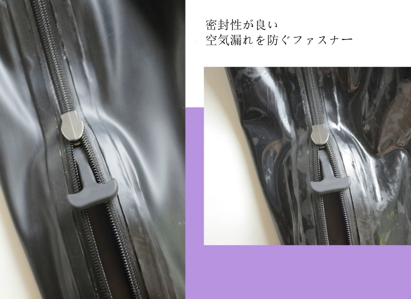 ラテックス　バキュームベッド　エアーベッド　リモコン付き電動エアーポンプセット　リモコン遠隔操作＆一人使用可能　収納簡単-16