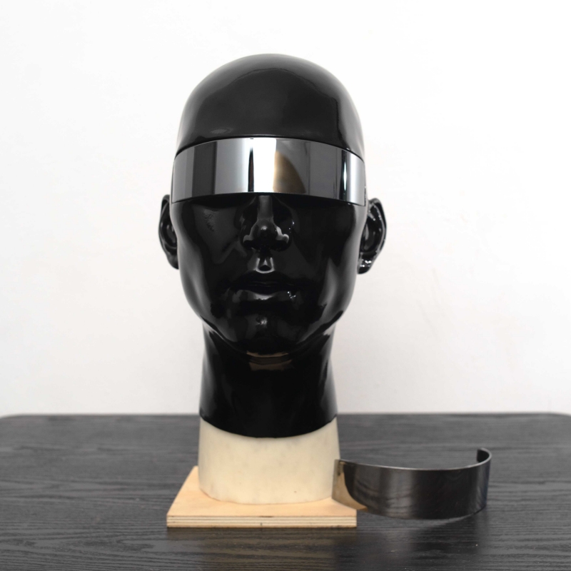 戦士　シリコン全頭マスク　ゴーグル３本付き　ハロウィン用品　コスプレ変装-6