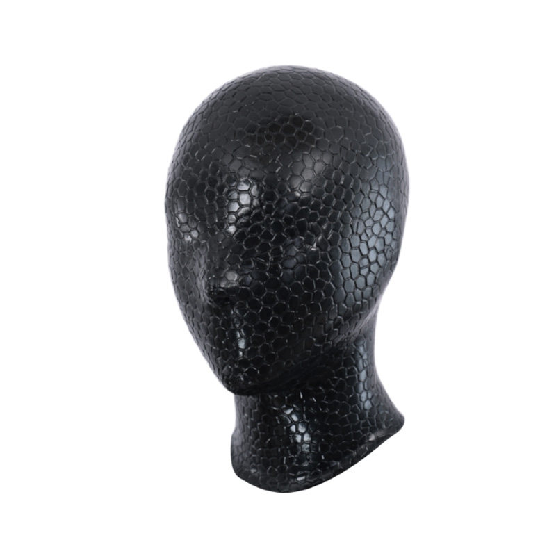 黒蛇／青蛇　蛇柄マスク＆Dカップボディスーツセット　光沢感があるシリコン製品　コスプレ用品　完璧に変身-9