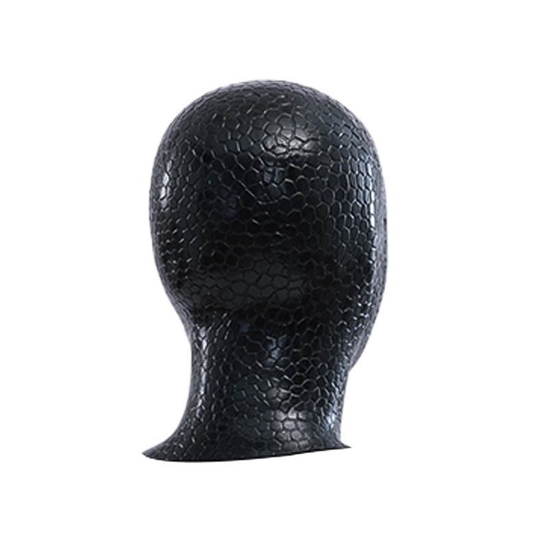 黒蛇／青蛇　蛇柄マスク＆Dカップボディスーツセット　光沢感があるシリコン製品　コスプレ用品　完璧に変身-11