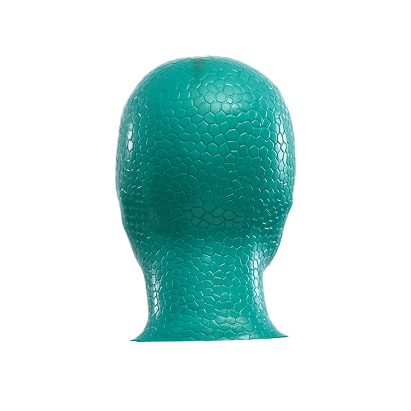 黒蛇／青蛇　蛇柄マスク＆Dカップボディスーツセット　光沢感があるシリコン製品　コスプレ用品　完璧に変身-17