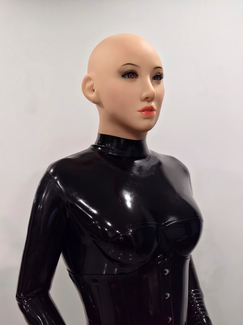 可愛いアジア女性の顔 馨蕊ちゃん 全頭フィメールマスク メイク付き シリコン製フェイスマスク 若い美人顔 瞳付 歯付き 全頭密閉/後ろファスナー付き選択可能-6 可愛いアジア女性の顔 馨蕊ちゃん 全頭フィメールマスク メイク付き シリコン製フェイスマスク 若い美人顔 瞳付 歯付き 全頭密閉/後ろファスナー付き選択可能-6