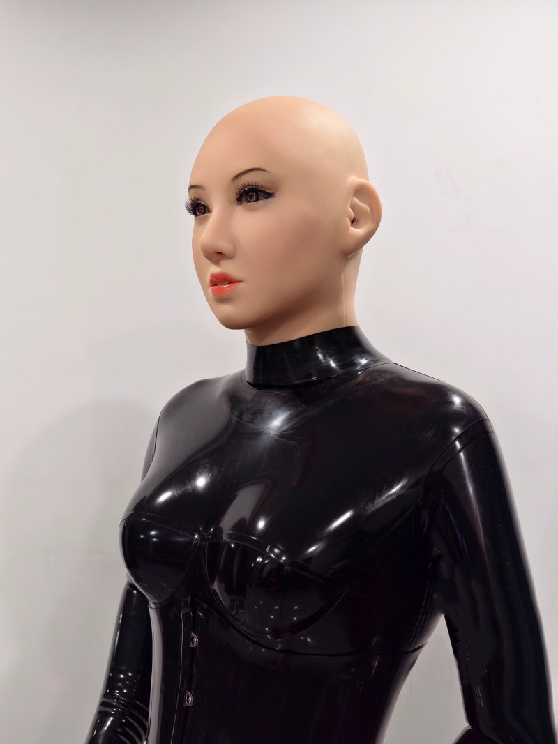 可愛いアジア女性の顔 馨蕊ちゃん 全頭フィメールマスク メイク付き シリコン製フェイスマスク 若い美人顔 瞳付 歯付き 全頭密閉/後ろファスナー付き選択可能-7 可愛いアジア女性の顔 馨蕊ちゃん 全頭フィメールマスク メイク付き シリコン製フェイスマスク 若い美人顔 瞳付 歯付き 全頭密閉/後ろファスナー付き選択可能-7