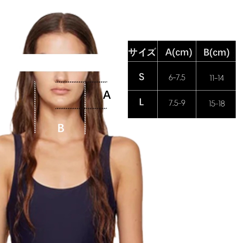 シリコン製　ハーフマスク　厚さ0.3cm　SM用品-2