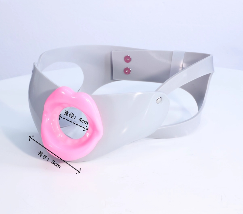 シリコン製　ハーフマスク　厚さ0.3cm　SM用品-13