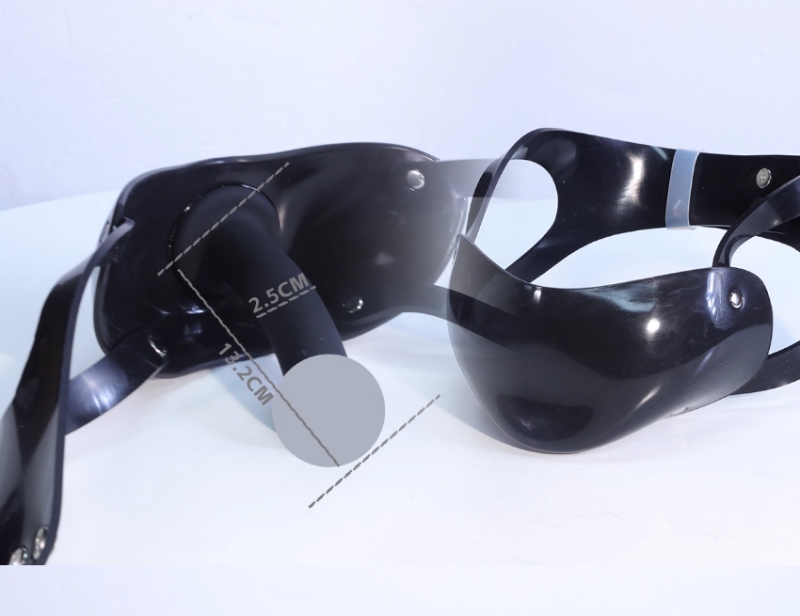 シリコン製　ハーフマスク　厚さ0.3cm　SM用品-17