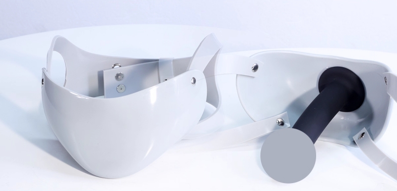 シリコン製　ハーフマスク　厚さ0.3cm　SM用品-18