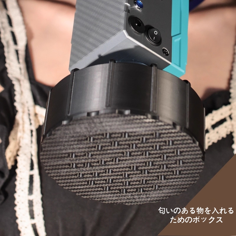 ラテックス製ガスマスク　厚さ0.4mm　リモコン付き充電式呼吸コントローラー/匂いのある物を入れるためのボックス/3L窒息袋が選択可能　リモコン遠隔操作＆一人使用可能　窒息ゲーム　SMプレイ用-4