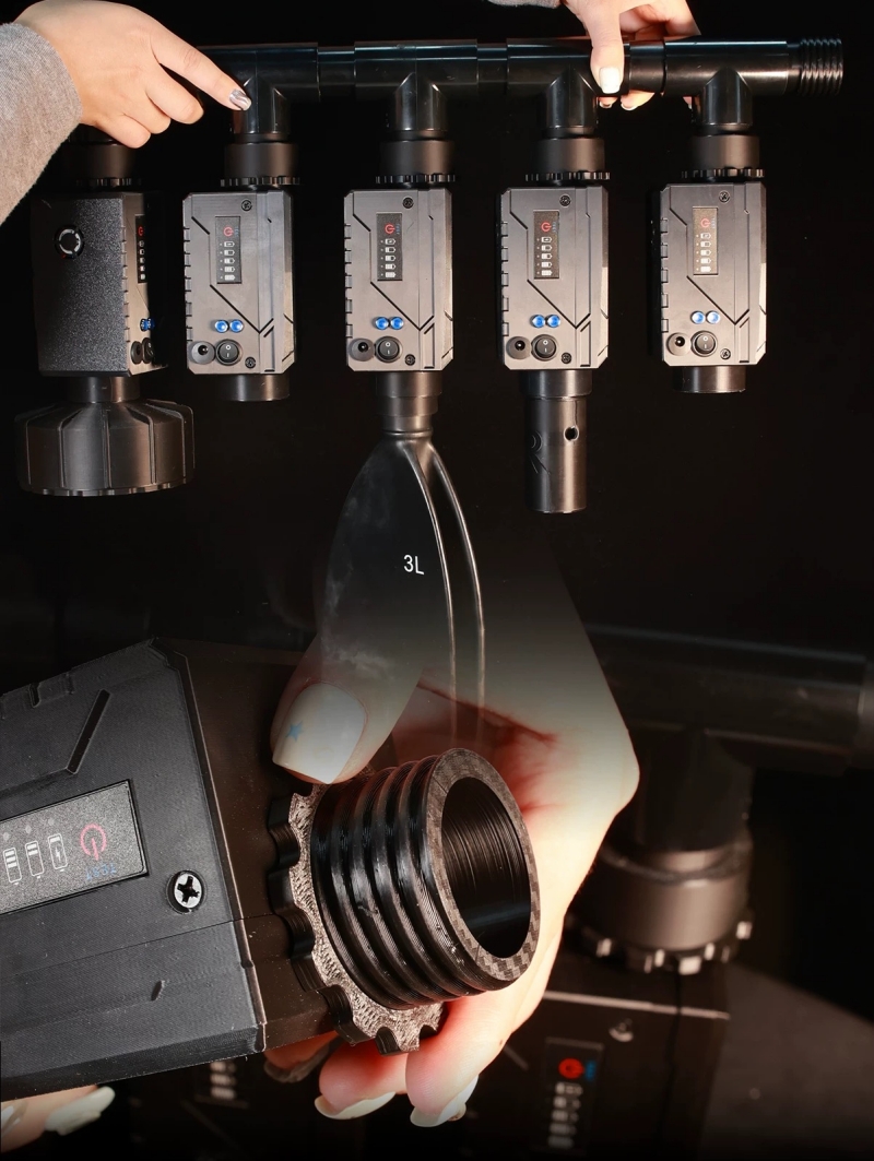 呼吸制御　リモコン付き充電式呼吸コントローラー　ガスマスク/R瓶/匂いのある物を入れるためのボックス/窒息袋と組み合わせてご利用可能　リモコン遠隔操作＆一人使用可能　窒息ゲーム　SMプレイ用-9