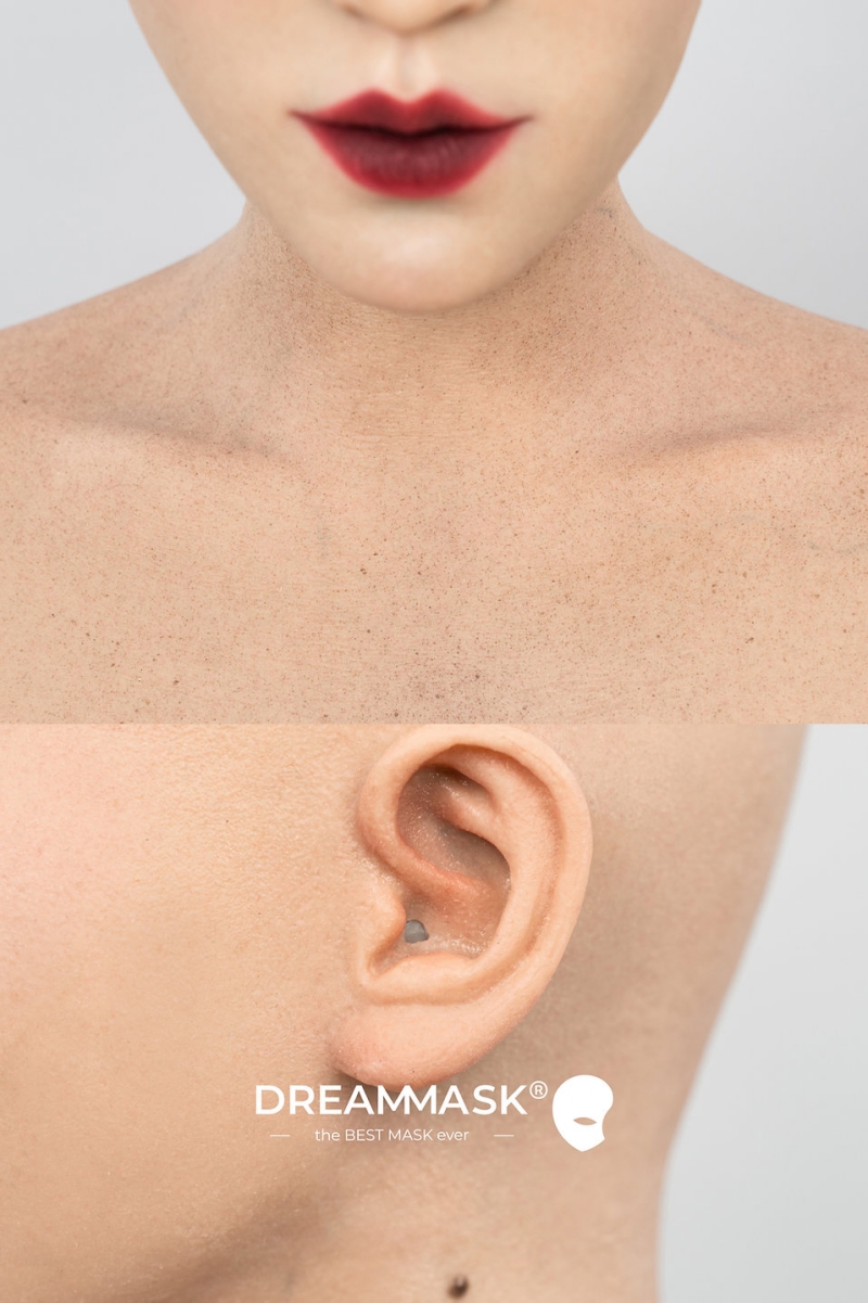 M32「Rosina ロージーナ」　普通版　授乳できるシリコン乳房　E+カップ　医療用シリコン素材製　高品質全頭マスク　アジア美人顔　ノーマルメイク/ビューティーメイク　超リアル　フィット感のすごいフィメールマスク　正規品保証　全国送料無料-16