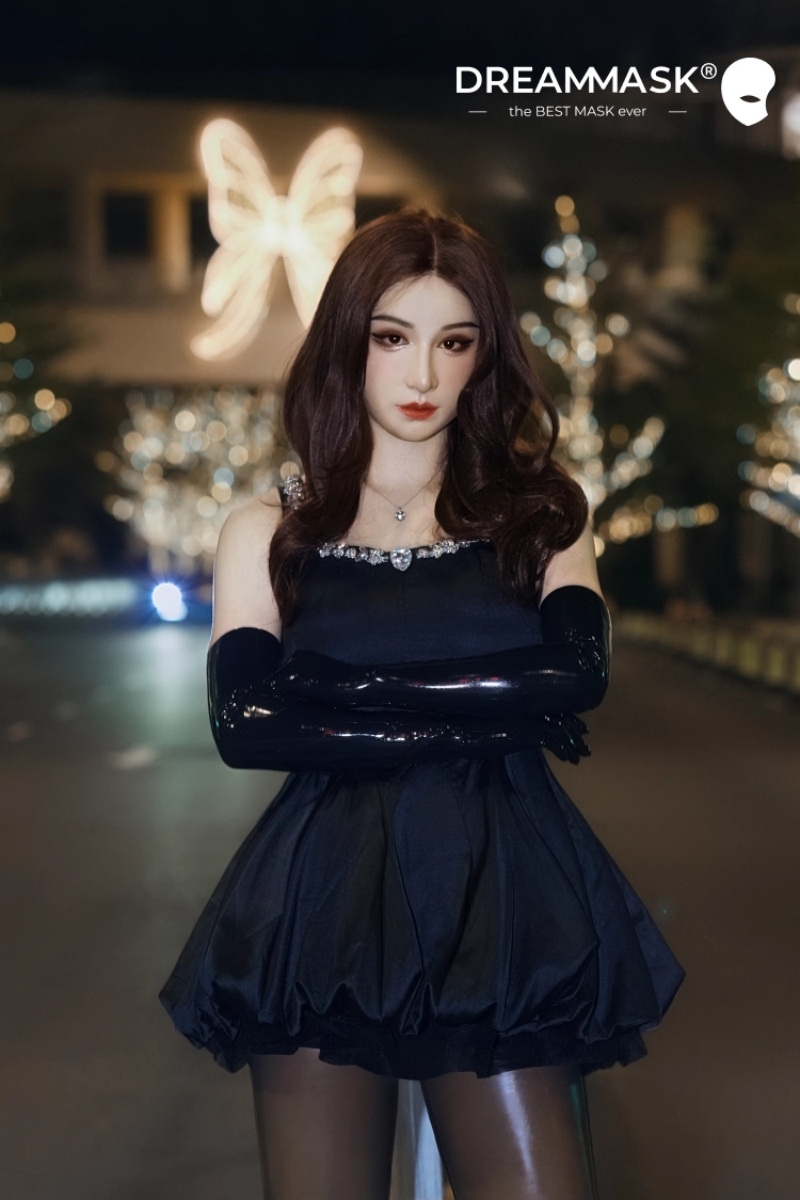 M32「Rosina ロージーナ」　普通版　授乳できるシリコン乳房　E+カップ　医療用シリコン素材製　高品質全頭マスク　アジア美人顔　ノーマルメイク/ビューティーメイク　超リアル　フィット感のすごいフィメールマスク　正規品保証　全国送料無料-18