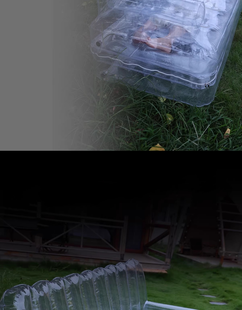 PVC素材　膨張式エアソファ　収納簡単　空気ソファ　SMプレイ　緊縛グッズ　大人のおもちゃ-2