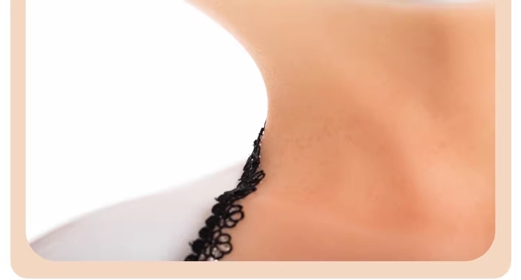 新品登場!!　Cカップ　美乳　レースブラと人工乳房が一体化したシリコンバスト　高弾性綿／シリコン充填　女装変装新体験　コスプレ用おっぱい　女装グッズ-9