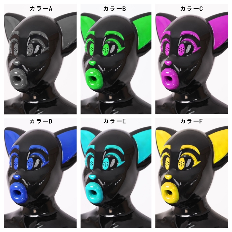 熊マスク　シリコン素材製　多色選択可能　男女兼用　動物変装グッズ-6