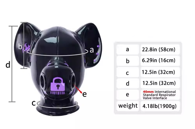 鬣犬マスク　シリコン素材製　多色選択可能　男女兼用　コスプレ　動物変装グッズ-4