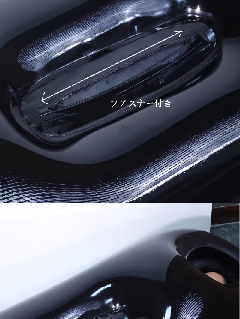 エアーベッド　ラテックス製　エアー寝袋　2.25m*0.9m　リモコン付き電動エアーポンプセット-5