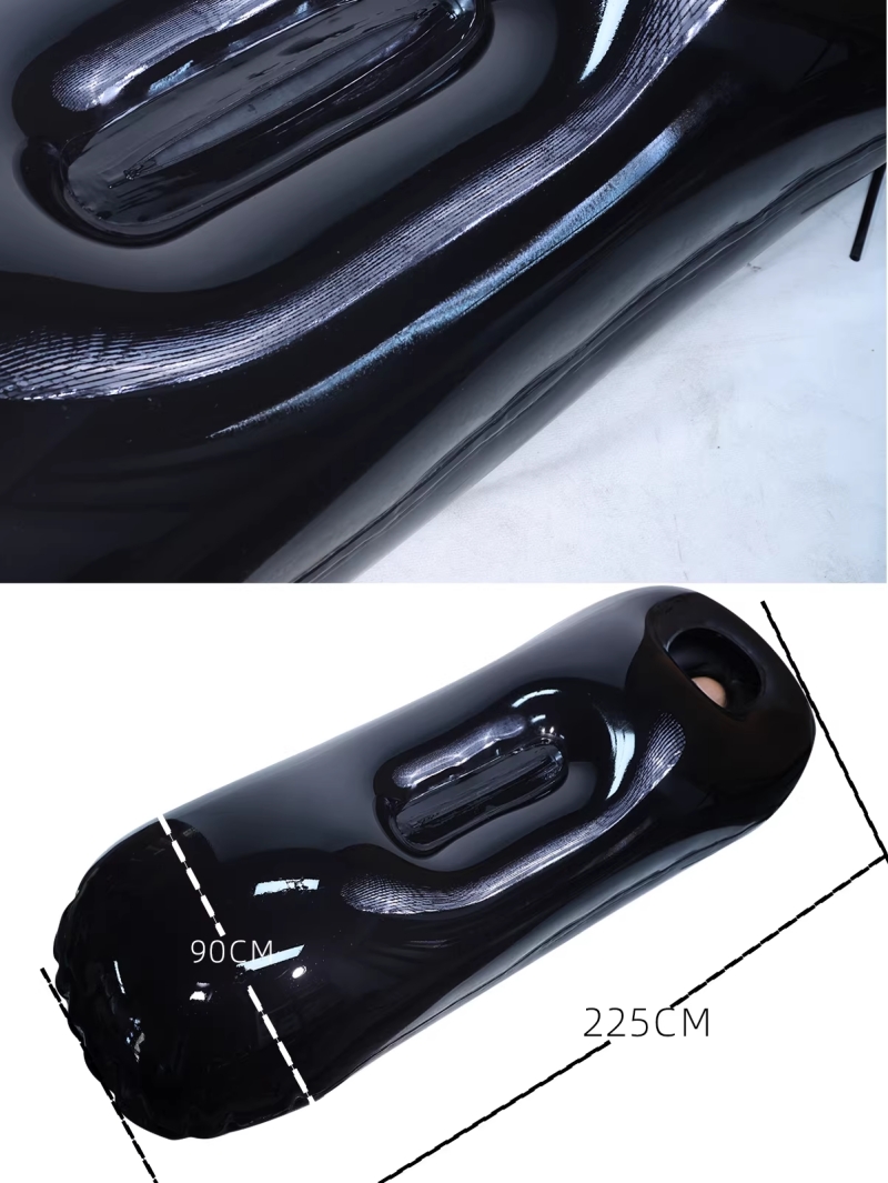 エアーベッド　ラテックス製　エアー寝袋　2.25m*0.9m　リモコン付き電動エアーポンプセット-6